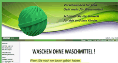 Desktop Screenshot of diewaschkugel.cl-e.net