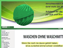 Tablet Screenshot of diewaschkugel.cl-e.net